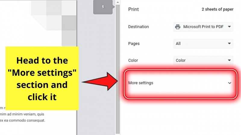   כיצד להדפיס דו צדדי ב-Google Docs באמצעות מדפסות דופלקס שלב 3