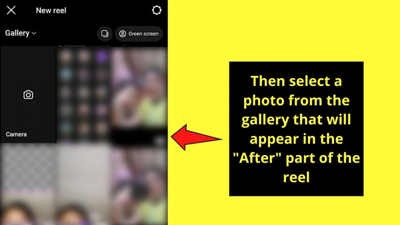   Instagramでフィルターの前後を使用する方法ステップ6.2